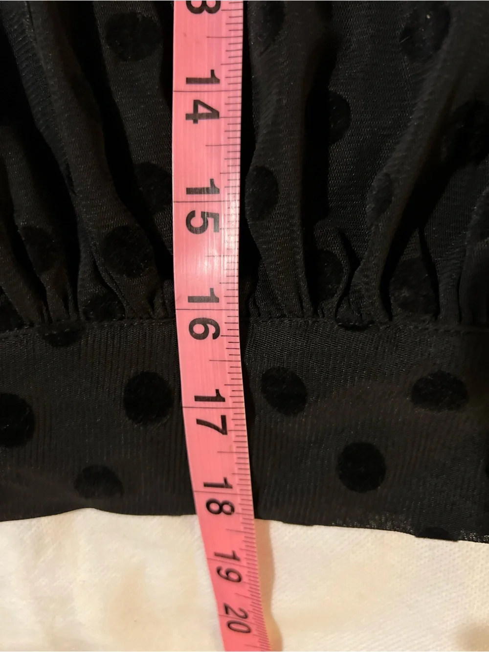 Anthropologie Elevenses Black Flocked Polka Dot Sheer Mesh Cropped Shrug XS